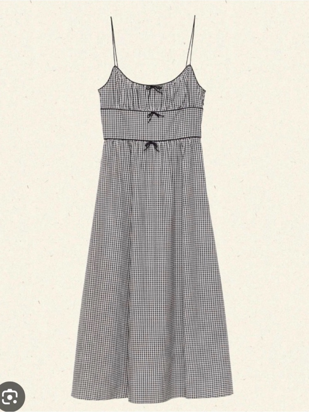 NWT Doen Belline Gingham Dress